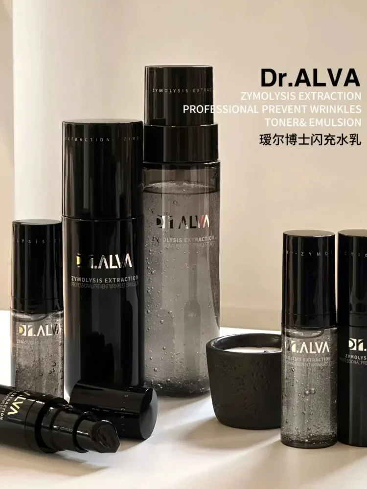 Dr.Alva Flash Toner Lotion Set Anti-Zwaartekracht Hydraterende Reparatie Verminderen Fijne Lijntjes Verstevigende Anti-Aging Essence Huidverzorgingset