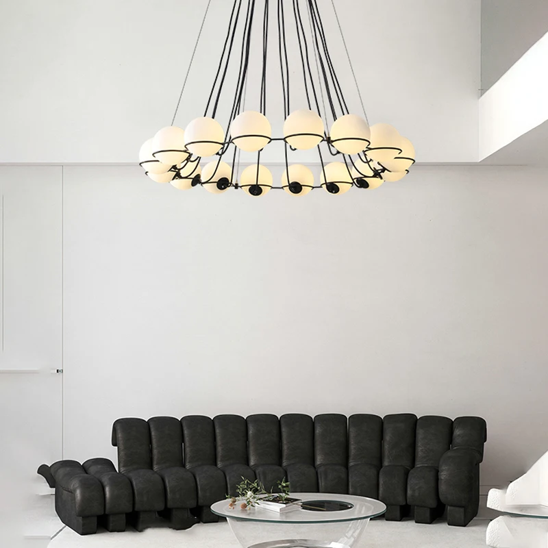 2026 Nordic Minimalist Magic Bean Chandelier For Living Dining Room Bedroom Hotel Villa Lobby Loft Pendant Lights Hanging La