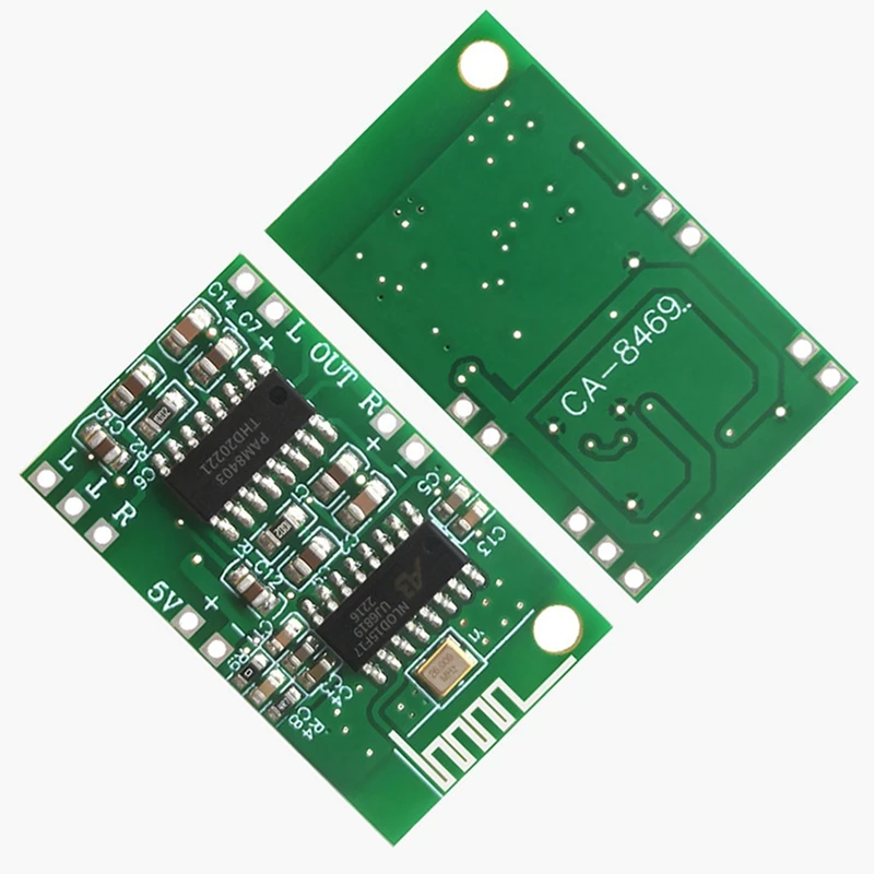 Módulo amplificador áudio Bluetooth 5.0, ca-8469 5v, pam8403 + ca-6928