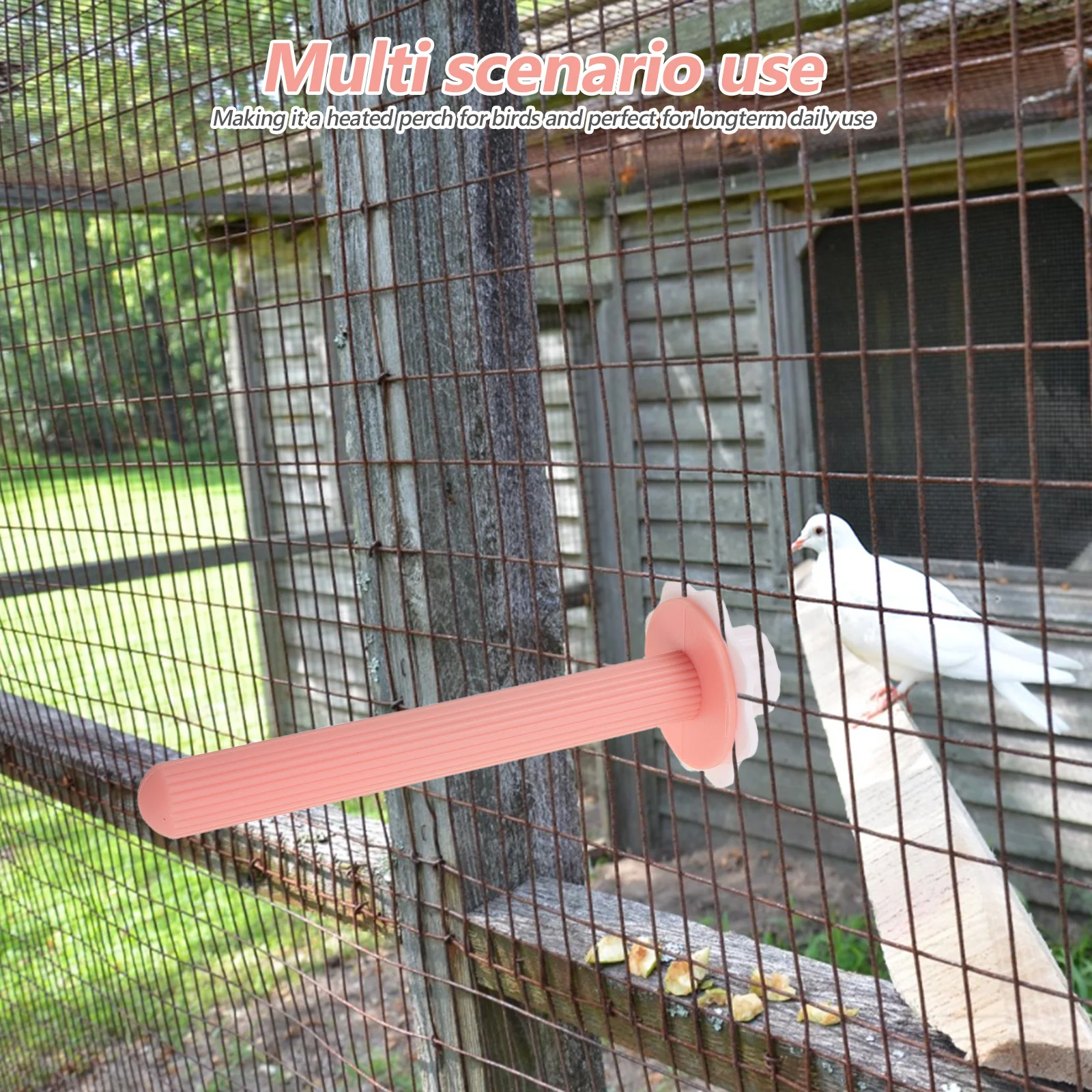 

2Pcs Parrot Heated Perch Cage Accessories USB Heating Rod Warm Platform for Cockatiels Parakeets Bird Cage Heater Stick