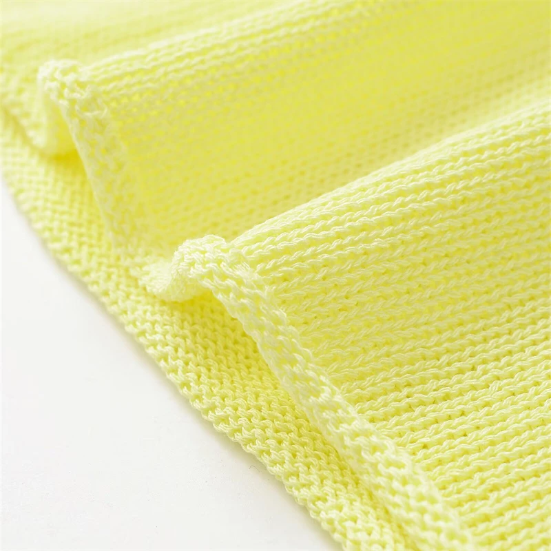 KEYANKETIAN 2025 ฤดูร้อนใหม่ผู้หญิงถักHalter TopอเมริกันRetro Slim VคอบางPullover Cropเสื้อกั๊กเพียงCamisole