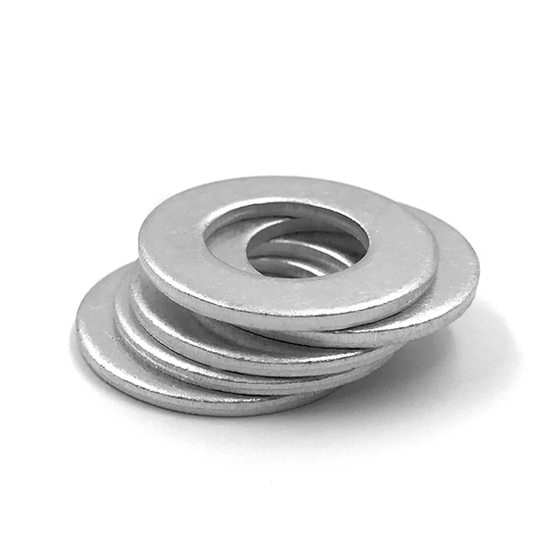 800Pcs M4 M5 M6 M8 M10 M12 Flat Washer Spring Washers Stainless Steel Metal Lock Ring Gaskets Plain Washers