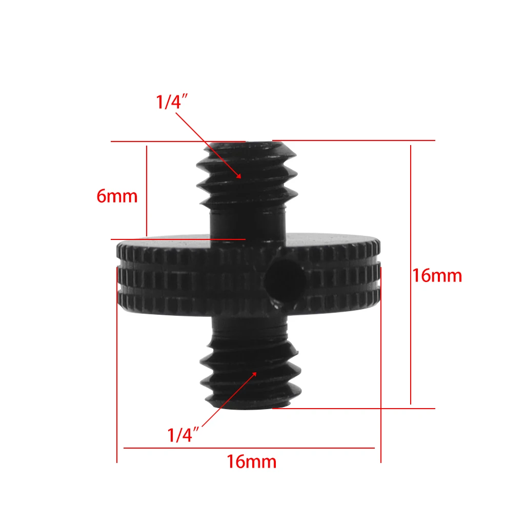 1x verstärkter Kamera-Konvertierungsschraubenadapter 1/4 auf 3/8 M4 M5 M6 M8 M10 männlich weiblich Schraube für Einbeinstativ-Stativ-Kugellichterhalterung – Detail 8
