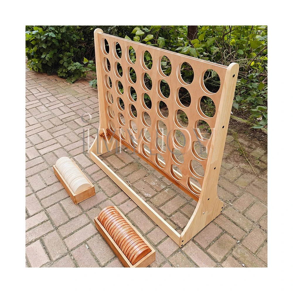 Carnival Booth Street Challenge Wooden Checkers Interactive Activities Props Mini Family Board Games Set for Children