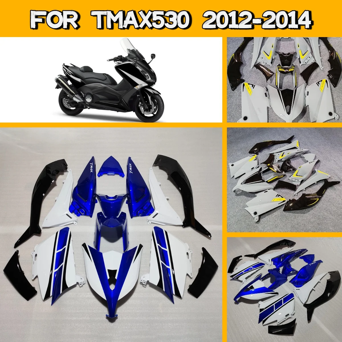 

Комплект обтекателей для мотоцикла Suzuki TMAX530 (2012, 2013, 2014 гг.), набор обтекателей TMAX 530, индивидуальная покраска