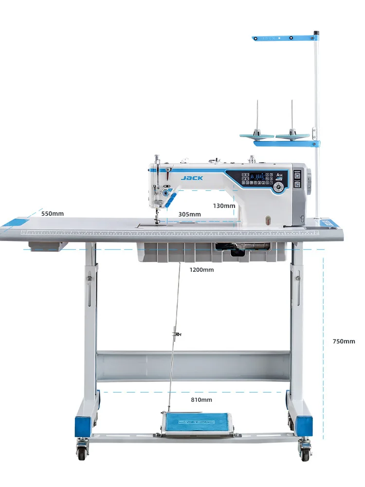 Thick Thin Flexible Fabric High Speed Lock Stitch Sewing Machine Dual-core AI Chip 10000 Per/s Computational Power