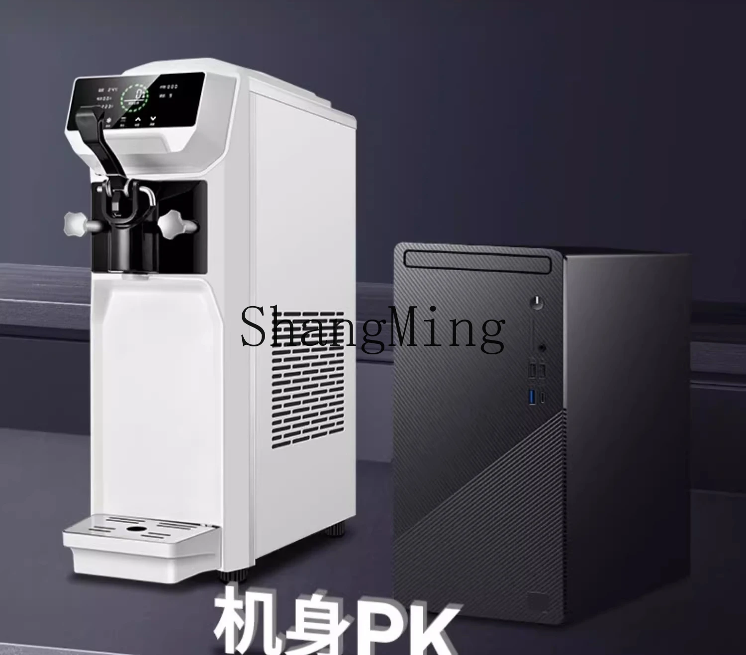 ZYY commerciale piccola macchina per gelato verticale da tavolo macchina automatica per gelato croccante a cono