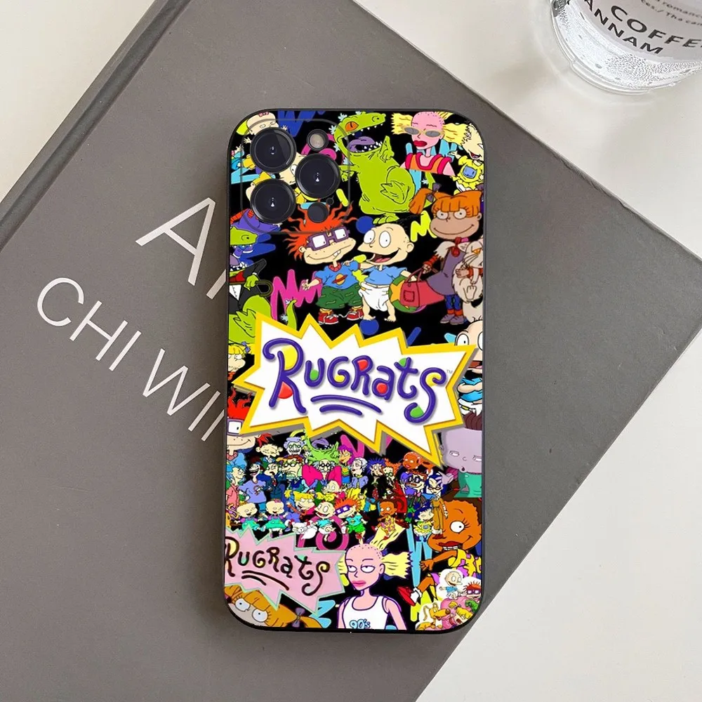 Cartoon-R-Rugrat-Anime Phone Case For iPhone 15 14 13 12 Mini 11 Pro XS Max X XR SE 6 7 8 Plus Soft Silicone Cover