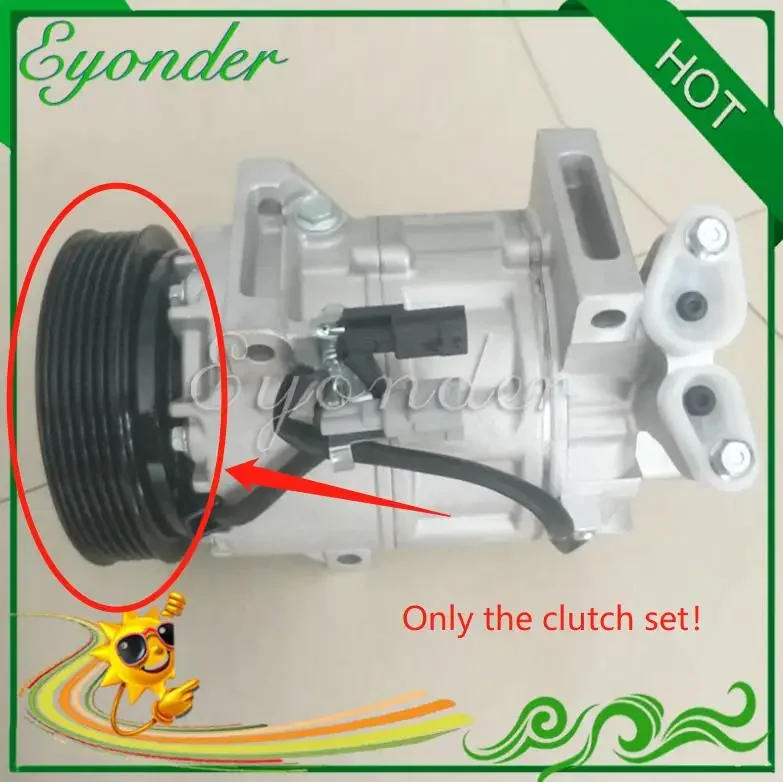 AC A/C Air Conditioning Compressor Clutch Pulley for RENAULT LAGUNA 3 1.5 1.6 LATITUDE 3.0 8200720417 7711497037 8200898810