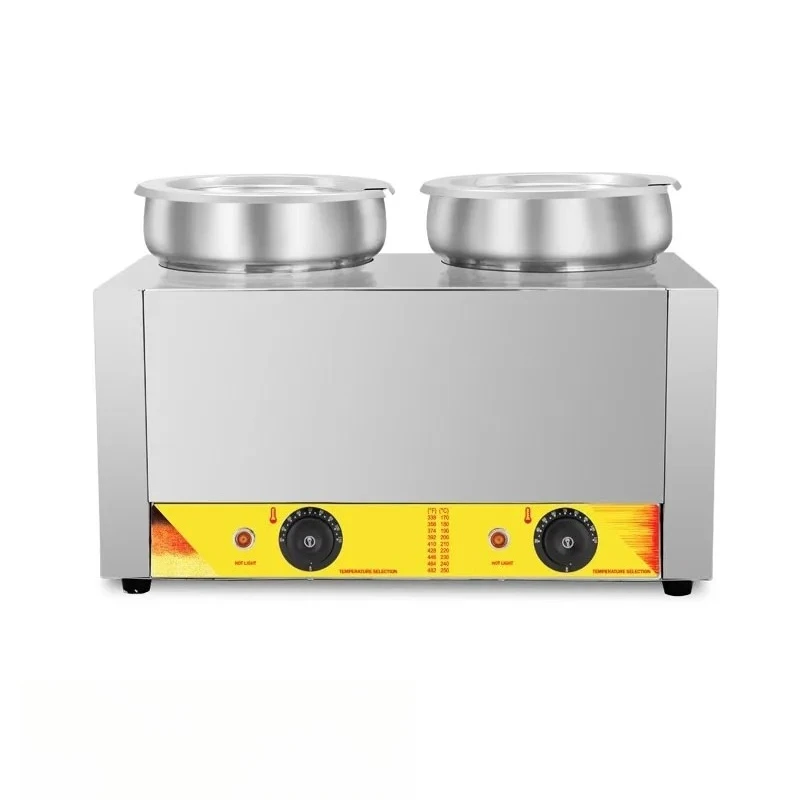 

For Electric 110V/220V Double-Cylinder Commercial Food Insulation Pot 7L*2 Chocolate Melting Machine