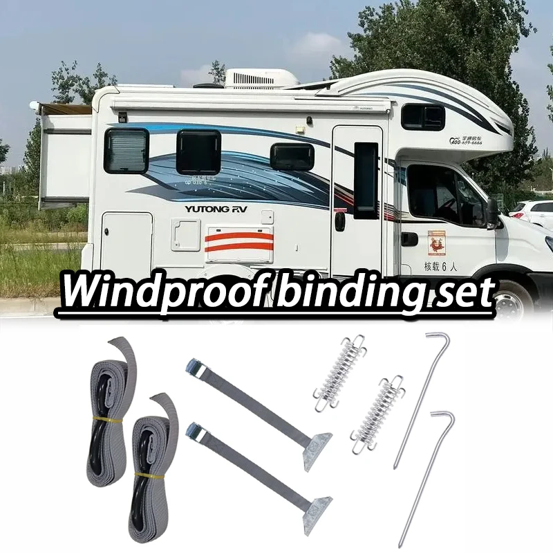 

Caravan Awning Accessories Fit For Fiamma Thule Isabella Dorema Cassette Awning Universal Tie Down Strap Kits Windproof Accessor