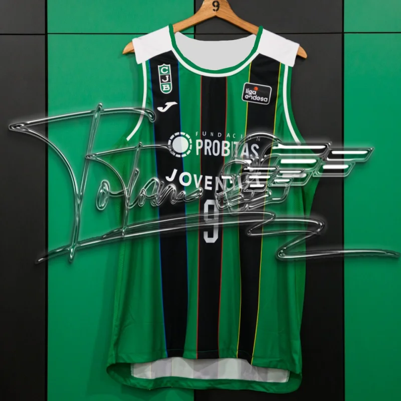 24/25 Chaleco deportivo de moda española, camiseta sin mangas holgada para correr de baloncesto de secado rápido Badalona Street