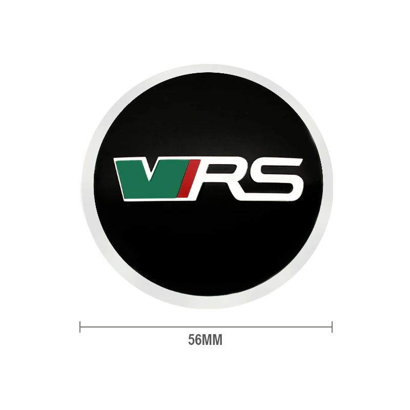 4pcs 56mm+60mm Car Hub Center Wheel Caps Emblem Badge Decals Styling Sticker For Skoda VRS Octavia A5 Fabia Superb Kamiq Rapid