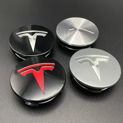 4PCS/Set 56MM GR Sport Emblem Wheel Center Hub Cap Car Rims Cover Hubcaps  For Tesla Model 3 Y X S