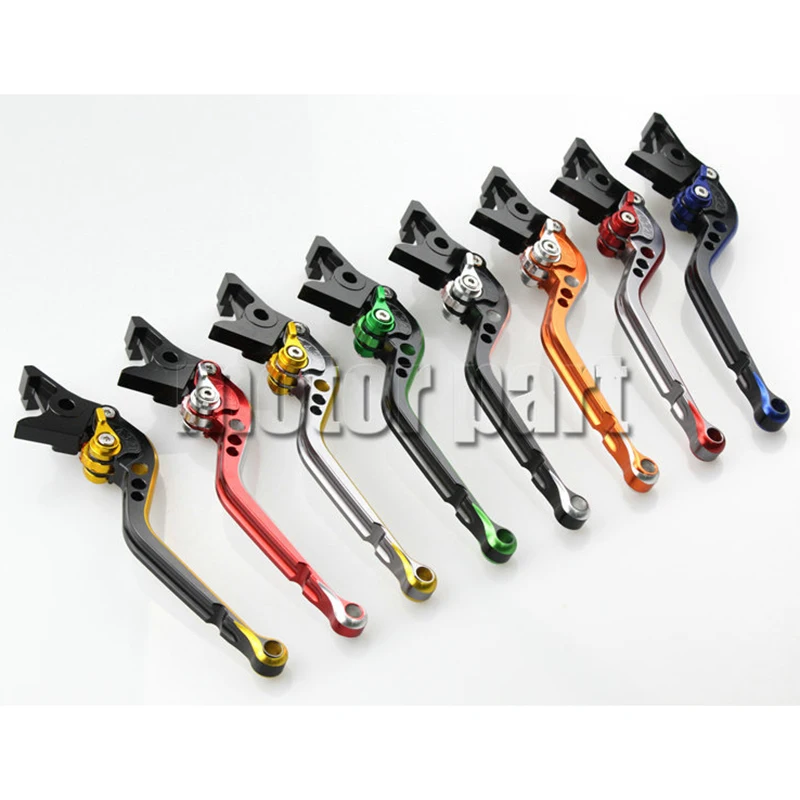 For Kawasaki ZX10R ZX6R 636 Z1000SX Ninja 1000/Tourer Z1000 Z750R Mixed-color Adjustable CNC Motorcycle Shor Brake Clutch Levers