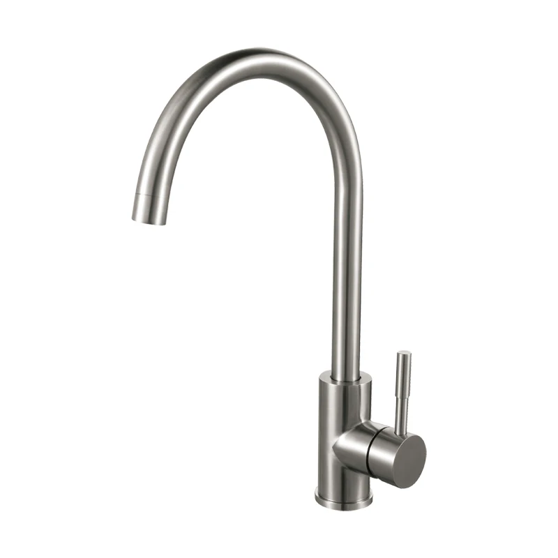 sanitary wares flexible neck stainless steel 304 sink water mixer tap kitchen faucet