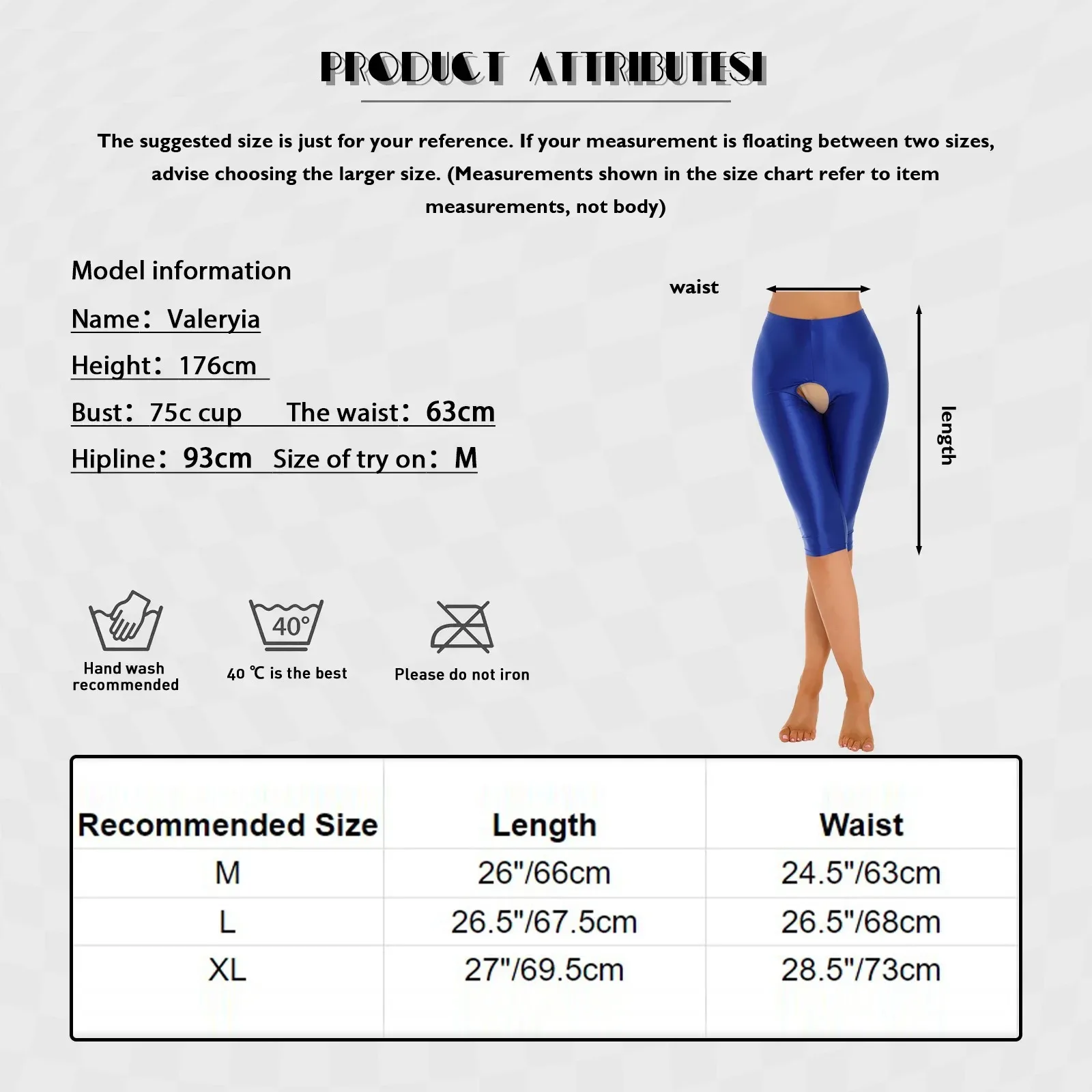 Women Sexy Glossy Crotchless Shorts Rave Party Nightclub Hot Pants Stretchy Smooth Elastic Waistband Leggings Nightwear Clubwear