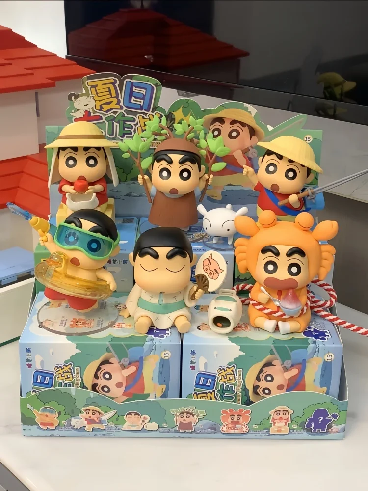 

Crayon Shin-Chan Summer Playtime Series слепая коробка-модный орнамент ручной работы милый подарок на день рождения для игрушки