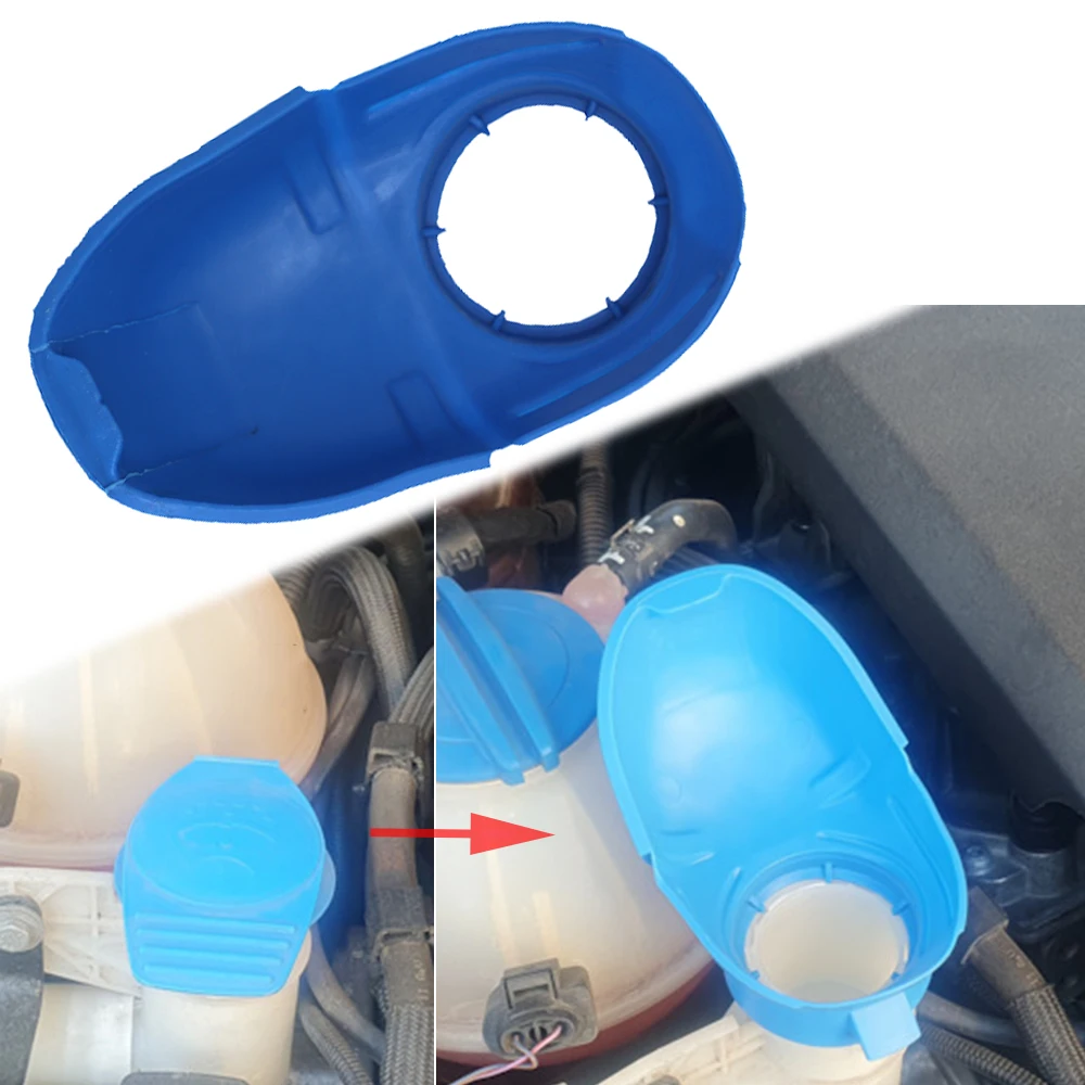 For SEAT Ibiza 6L Leon 1M Toledo 5P Exeo 3R ST Cordoba Altea Windshield Washer Fluid Reservoir Filler Wash Funnel Cap 6V0955485