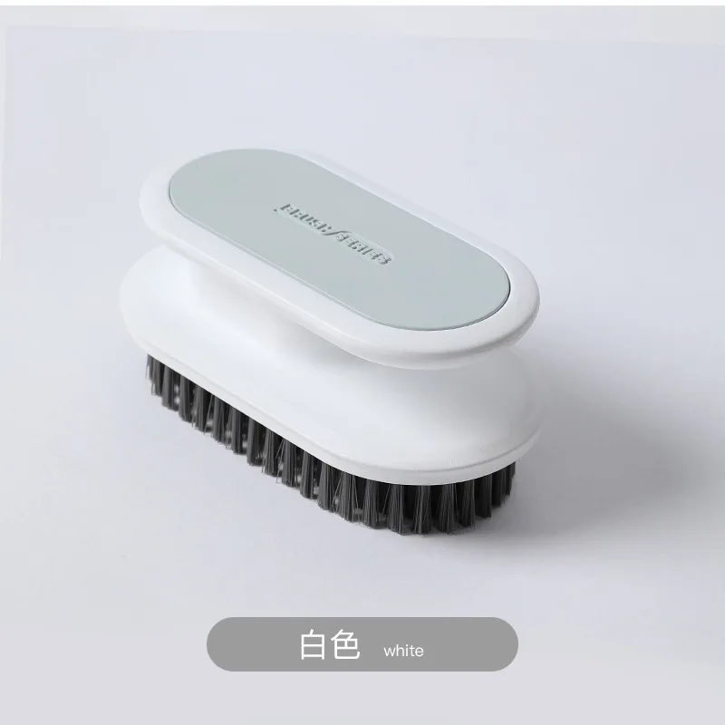 Scrubbing Brush Soft Bristle Laundry Clothes Shoes Scrub Brush Portable Plastic Hands Cleaning Brush for Kitchen Bathroom