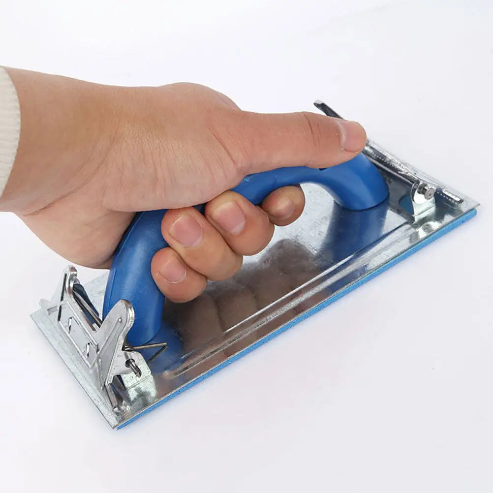 2Pcs Sandpaper Holder Manual Hand Sander for Drywall Woodworking Sturdy Sanding Board with Firm Free Sandpaper