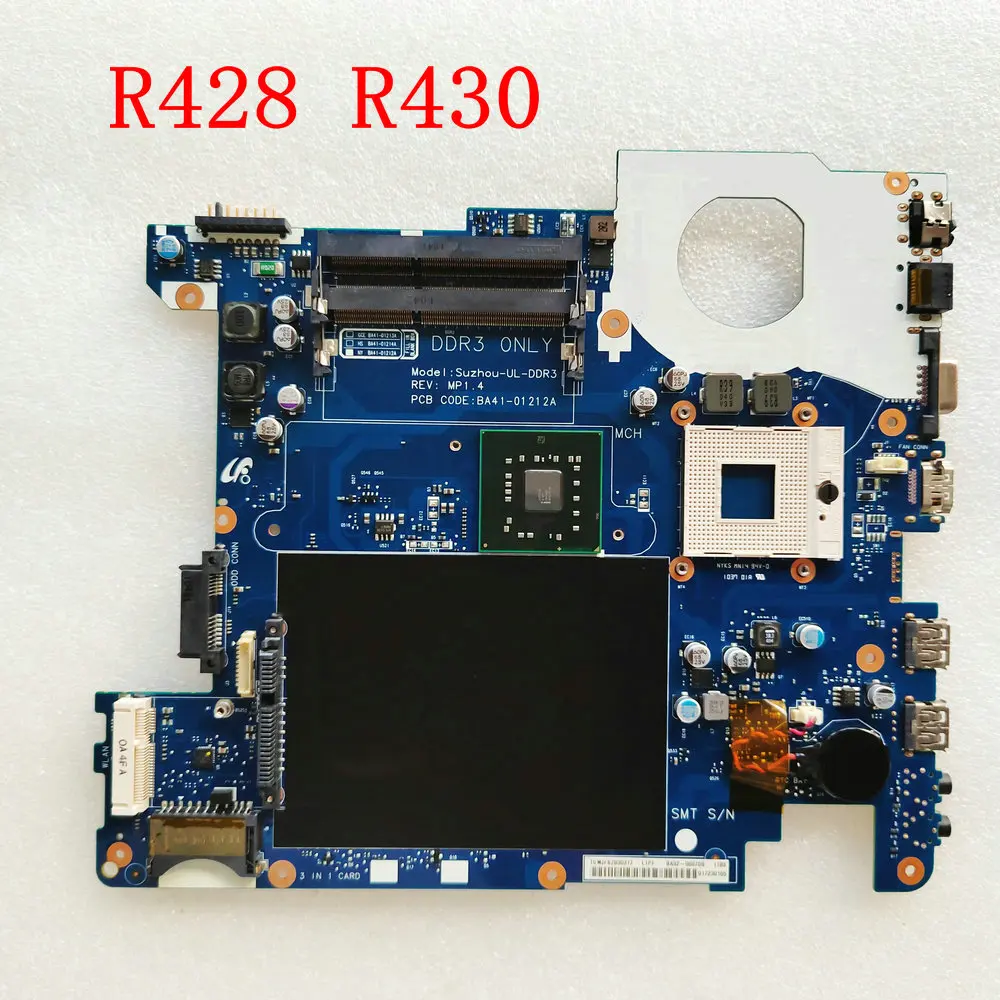 

For Samsung R428 R430 Mainboard BA92-06068A BA92-06068B BA41-01212A BA41-01213A BA41-01214A Laptop Motherboard DDR3 Fully tested