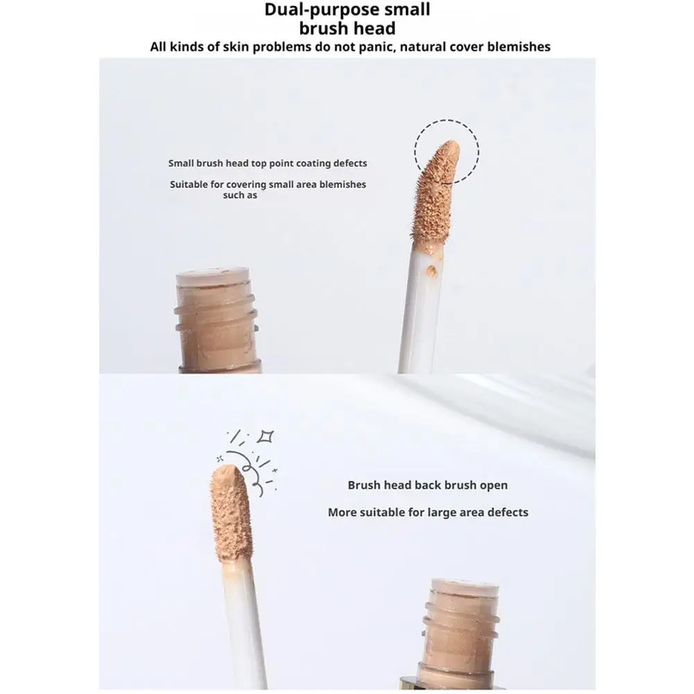 คอนซีลเลอร์ชนิดน้ำกันน้ำรองพื้นครีมเนื้อแมทปกปิดสูงควบคุมความมันคอนซีลเลอร์ให้ความชุ่มชื้นมืออาชีพแต่งหน้าใบหน้า