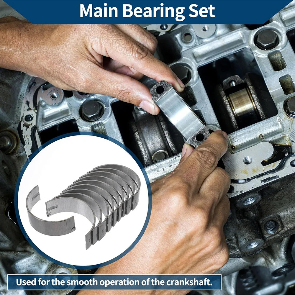 Engine Main & Rod Bearings Kit FOR HYUNDAI TERRACAN KIA CARNIVAL K2700 2.7L 2.9L 2.7 2.9 L T L4 Diesel 97-25 J2 J3 230604X900 view 5