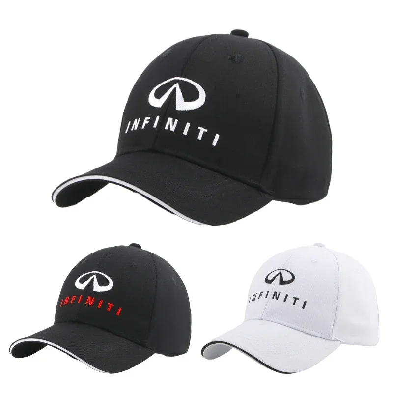 Nowa moda na Infiniti czapka baseballowa z Logo kobiet mężczyźni kapelusz przeciwsłoneczny Hip Hop haft Snapback regulowany na co dzień sport na