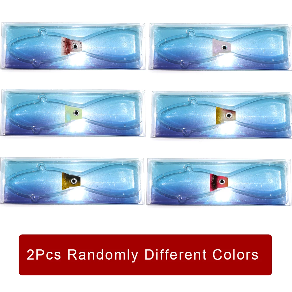 90g/130g Big Game Luminous  TPR/TPE Octopus Squid Skirt Sea Saltwater With Assist Hook Jigging Fishing Lures Bait