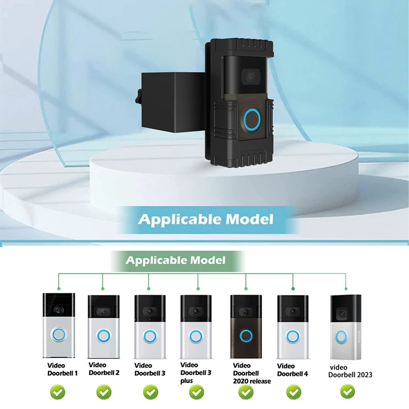 盗難防止ビデオドアベル,ドアマウント,リングビデオ,1プラス,2プラス,3プラス,4, 2023