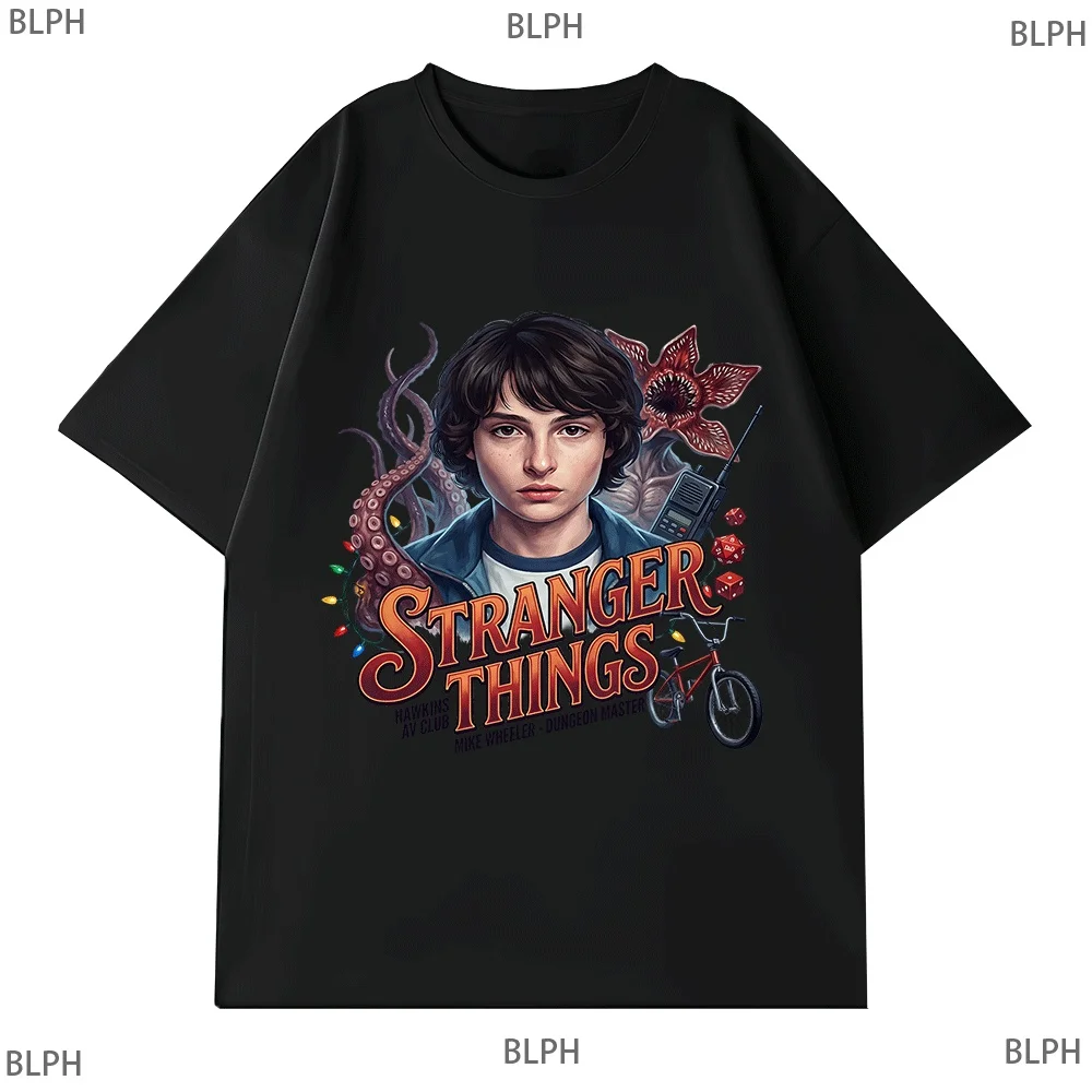 Elegantes camisetas a juego de Stranger Things Mike Wheeler Dungeon Master para niños y adultos, perfectas para los fanáticos del club AV de Hawkins, únicas