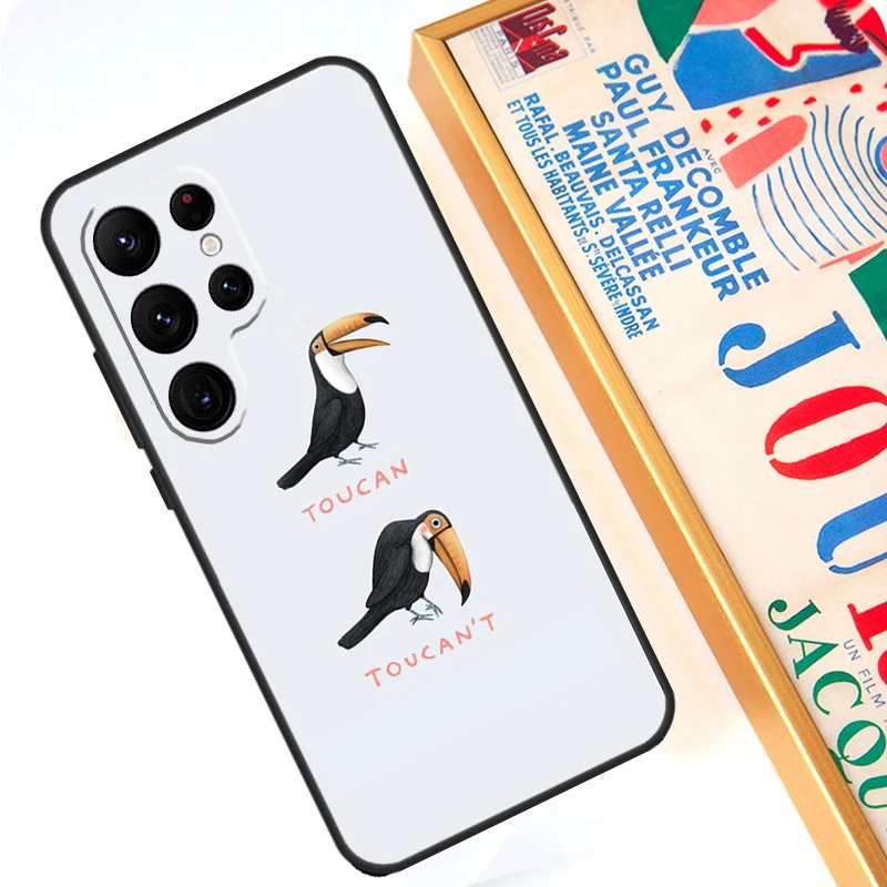 Parrot Bird Case For Samsung Galaxy S23 Ultra S24 S22 S8 S9 S10 Plus Note 10 20 Ultra S20 S21 FE Cover