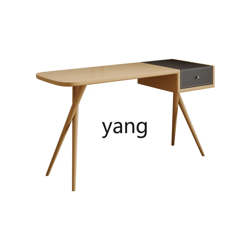 

LTT wabi-sabi wind simple modern solid wood study desk writing desk home study desk