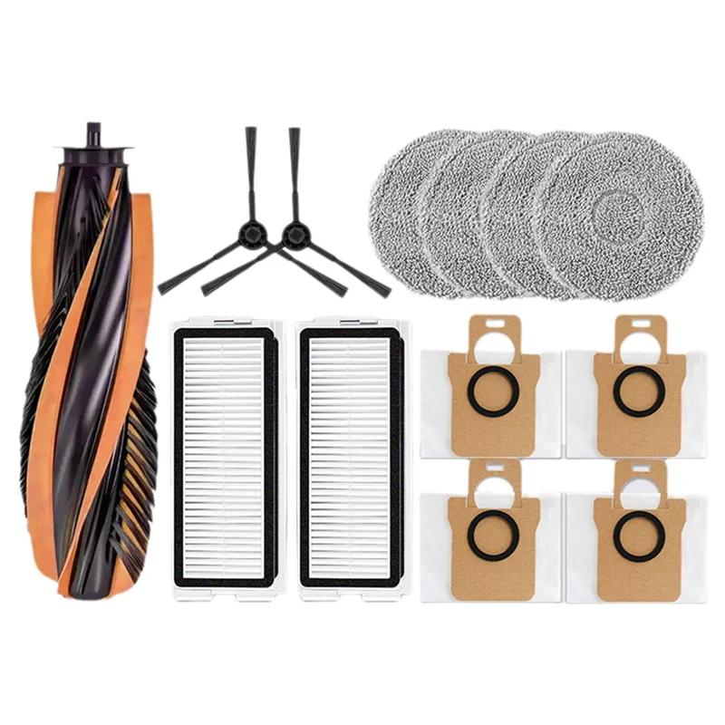 【RECOMENDAR】لـ JONR P20 PRO / T5 Pro جهاز آلي لتنظيف الأتربة فرشاة جانبية رئيسية فلتر Hepa ممسحة قماش كيس لجميع الغبار قطع غيار #1