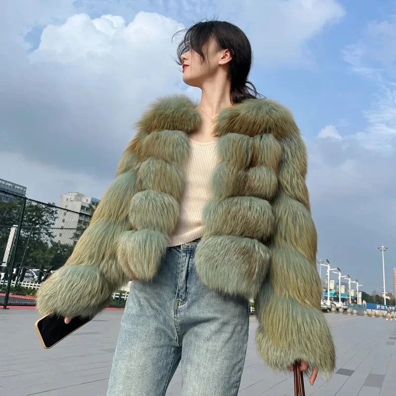 Korean Lady Long Sleeves Plush Outwear 2025 Women Fashion Large Size 4XL Faux Fur Top Coat Winter Femme casual Short Fur Jacket