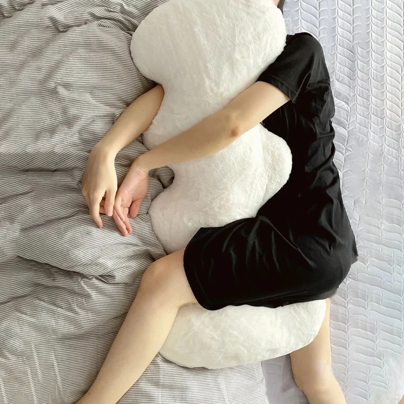 

Cloud big throw pillow long pillow girls clamp leg artifact sleeping special pillow pregnant women side sleep ins wind