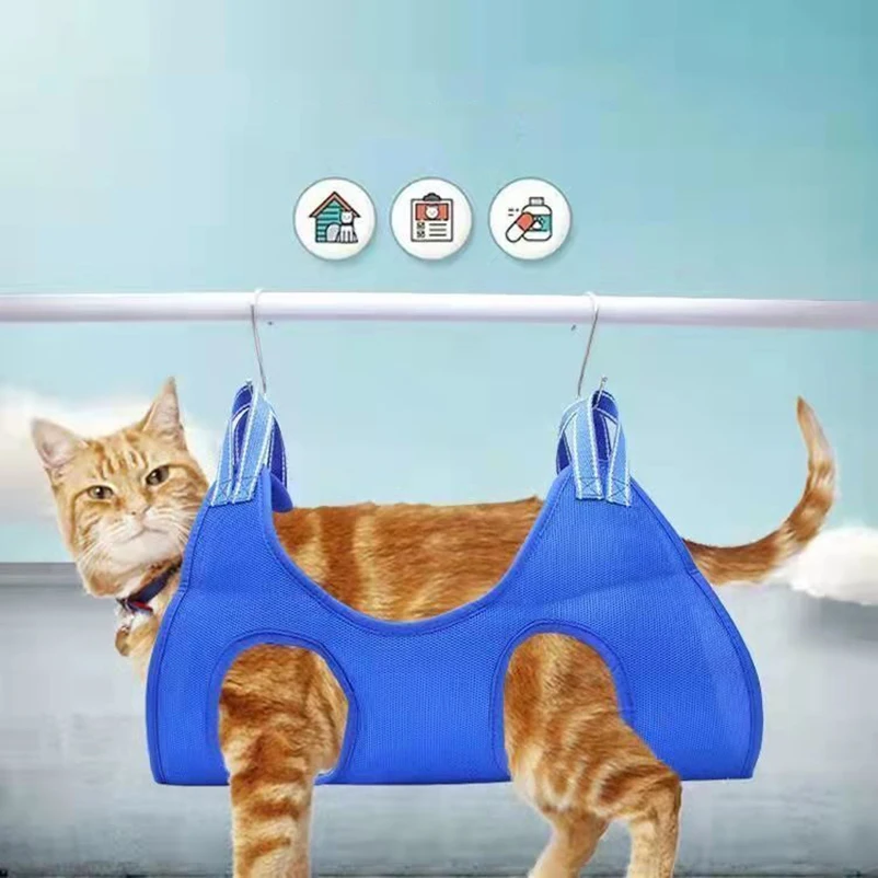 Pet clean beauty suspension Dog cat hammock cat and dog bath, trimming nails to assist cat bag