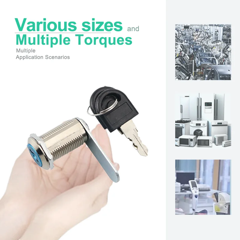 8pcs Communication Box Metal Cabinet Industrial Machinery And Equipment Electrical Cabinet Door Zinc Alloy Tongue Lock