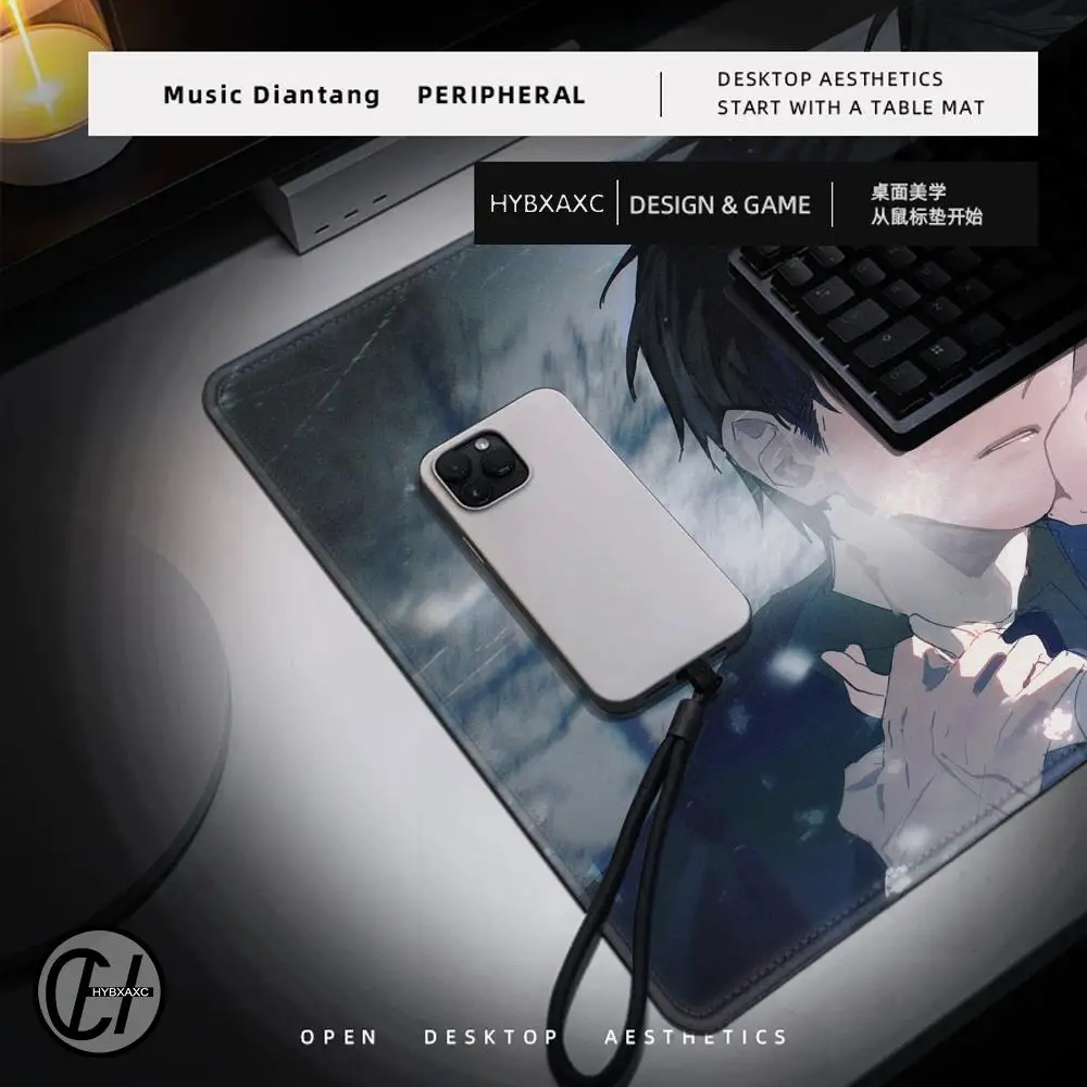 Mouse Pad Game Love And D-deepspace Keyboard Pad Office PC Zayne Gamer Cabinet Mousepad Laptop Anime Man Black Extended Desk Mat