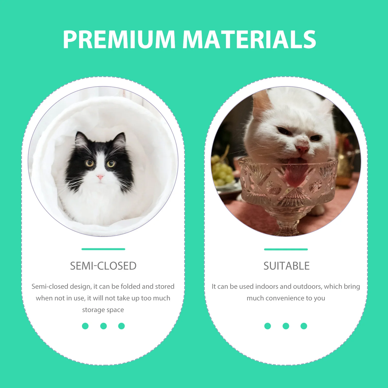 

Cat Foldable Breathable Pet Cat Tent For Indoor Outdoor Use Small Animal Hideout Durable Pet Playhouse House Cube Rabbit