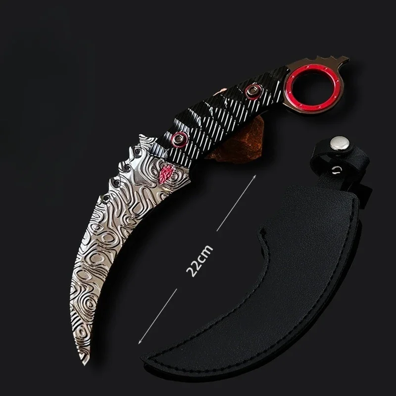 

Breaking Through 22cm/8.66in Knife Weapon Model Cosplay Game Peripherals Ornaments Toys Accessories Metal Boy Gifts Decoration