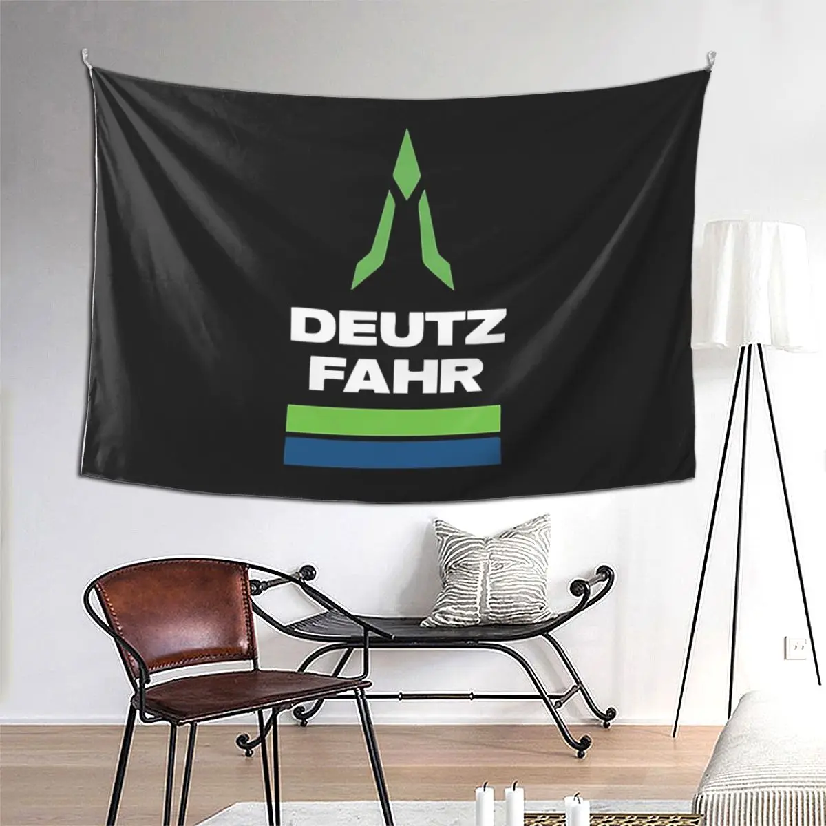 

Deutz Fahr Logo Merchandise Tapestry Funny Wall Hanging Aesthetic Home Decoration Tapestries for Living Room Bedroom Dorm Room