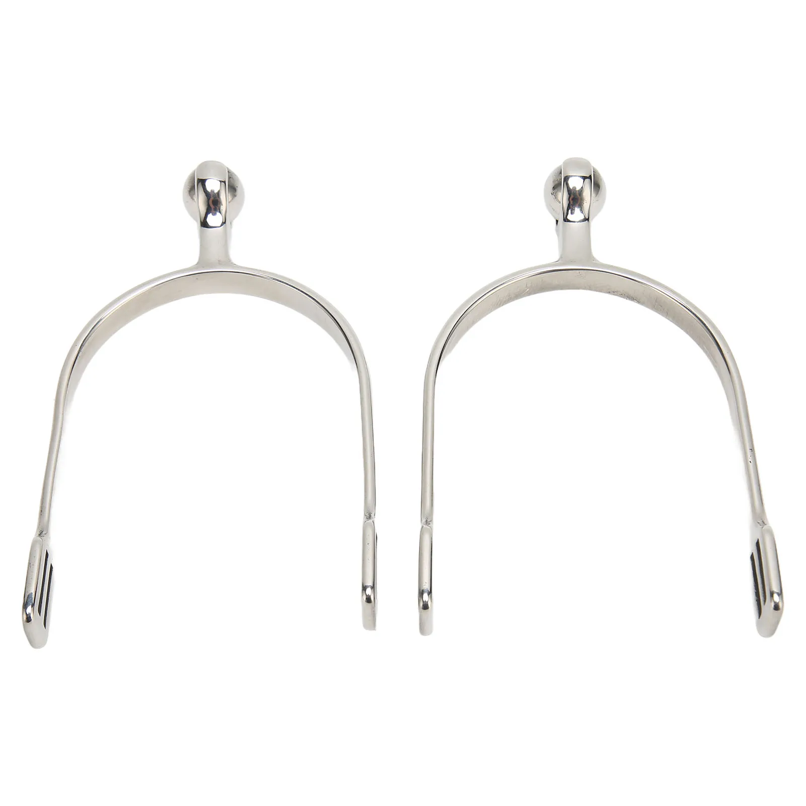 2 قطعة توتنهام الحصان النسائية من الفولاذ المقاوم للصدأ توتنهام غربية لركوب الخيل مع كرة دوارة لمزارع تدريب الخيل #5