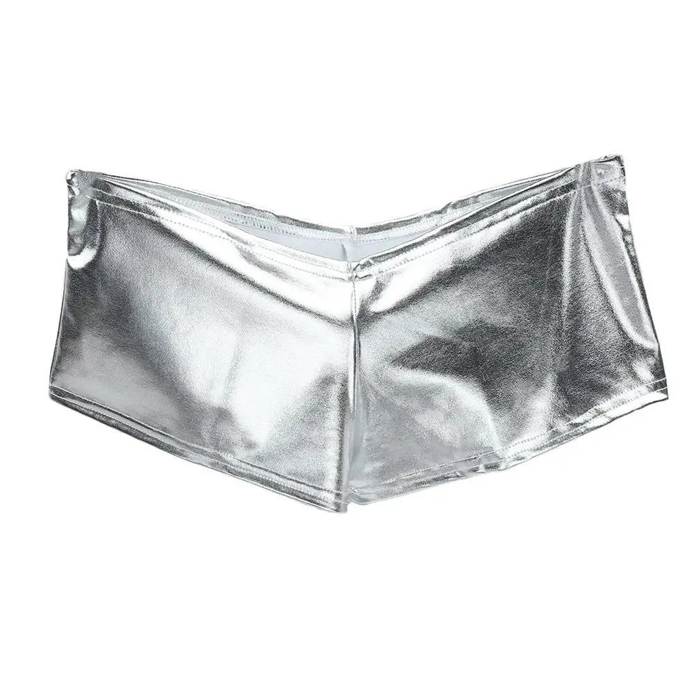 Comfortable New Briefs Intimates & Sleep Dancing Fashion Underwear for Women Thongs Boxer Panties PVC Leather Look