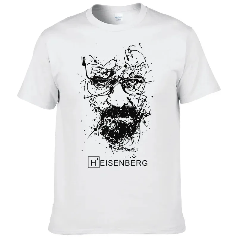 

2025 New Fashion Breaking Bad T-Shirt Men's Heisenberg Camisetas Hombre Men's Cool T-Shirt Top Short Sleeve Cotton T-Shirt