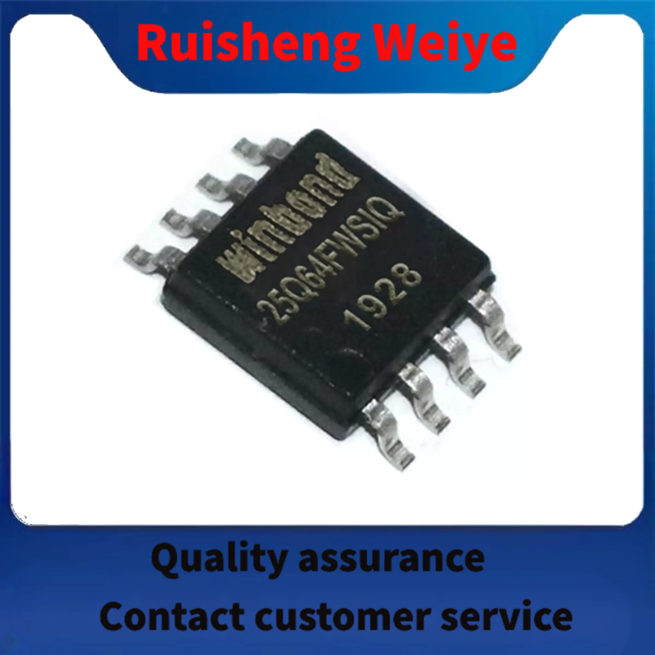 

W25Q64FWSSIQ Silkscreen 25Q64FWSIQ Package SOP-8 64Mb NOR Flash IC