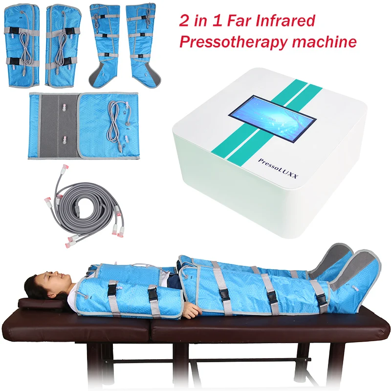 

NEW 2 IN 1 Air Pressure Body Slimming Machine Weight Loss Lymphatic Drainage heating Pressotherapy Body Massage for Salon