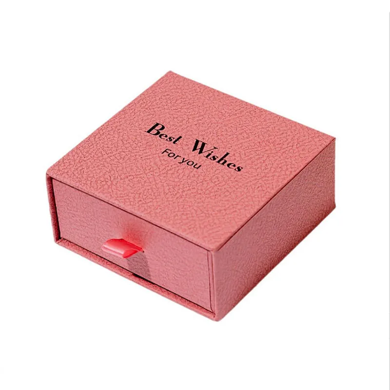 30PC Pink Jewelry Organizer Paper Box Wedding Party Display Boxes For Ring Earrings Necklace Pendant Display Gift Boxer