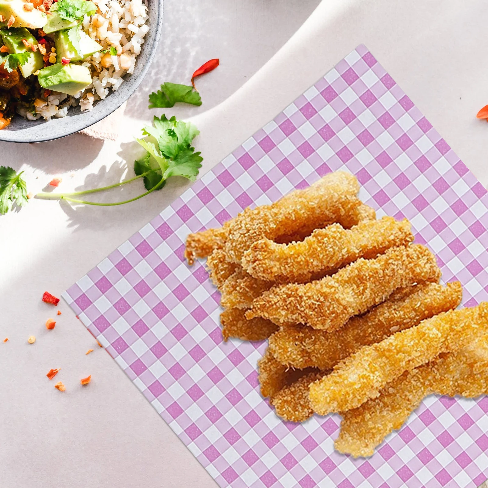 

100 Pcs Baking Decorative Oil Paper Grease Proof Greaseproof Supplies Lining Food Papers